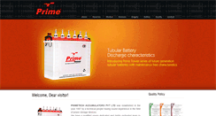 Desktop Screenshot of primetechaccumulators.com